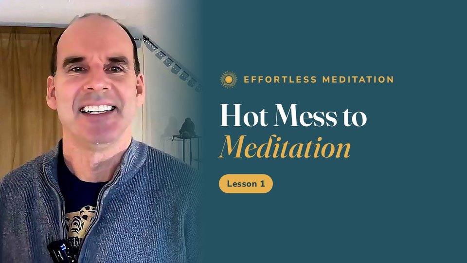 Christopher tells the story of his first meditation